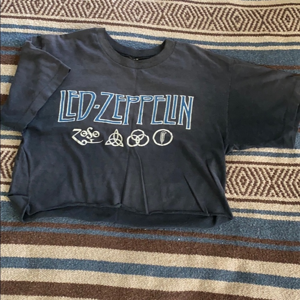 Led Zeppelin crop top